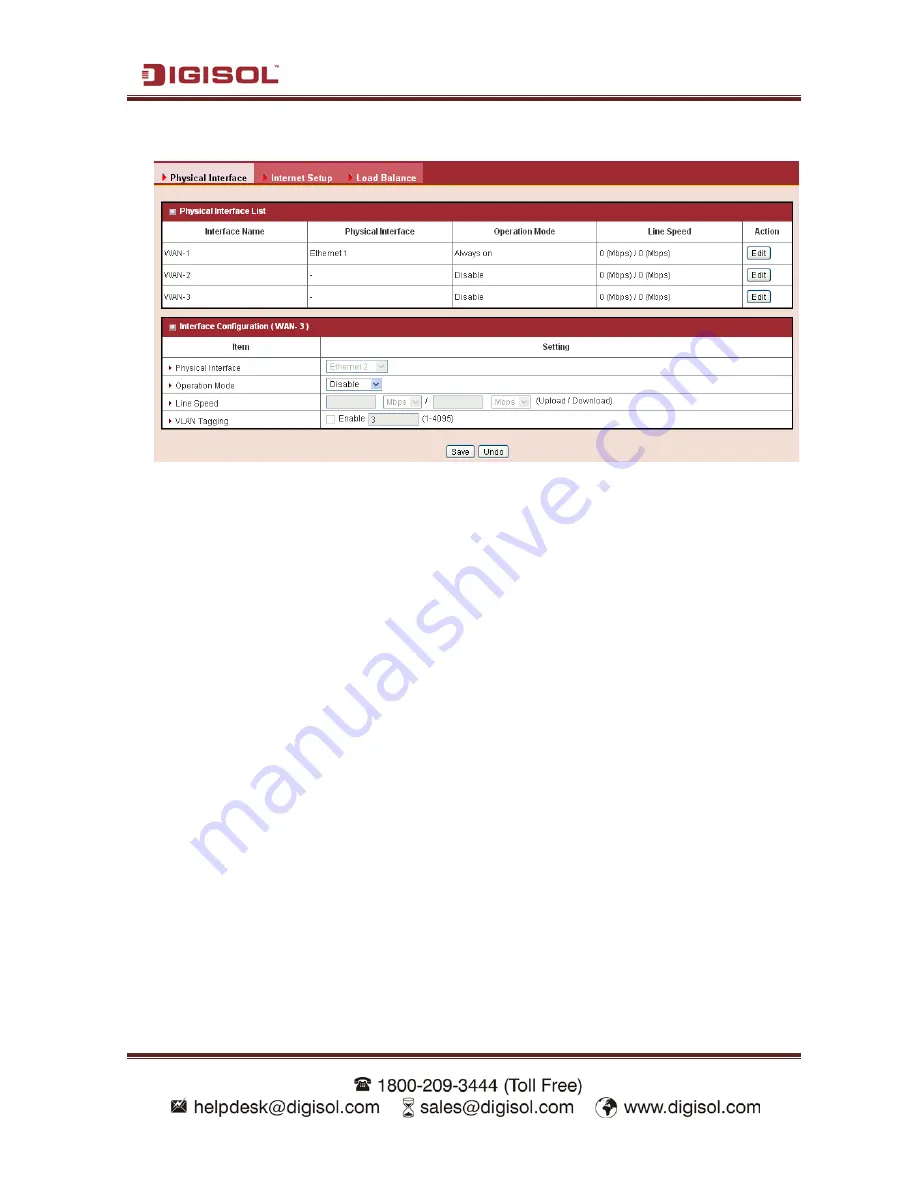 Digisol DG-LB1054UV User Manual Download Page 20