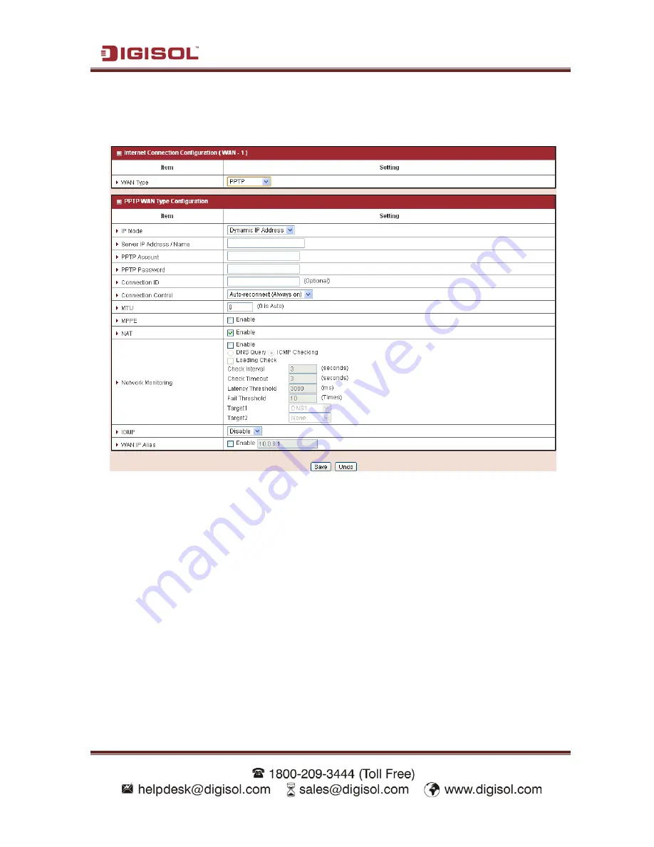 Digisol DG-LB1054UV User Manual Download Page 26