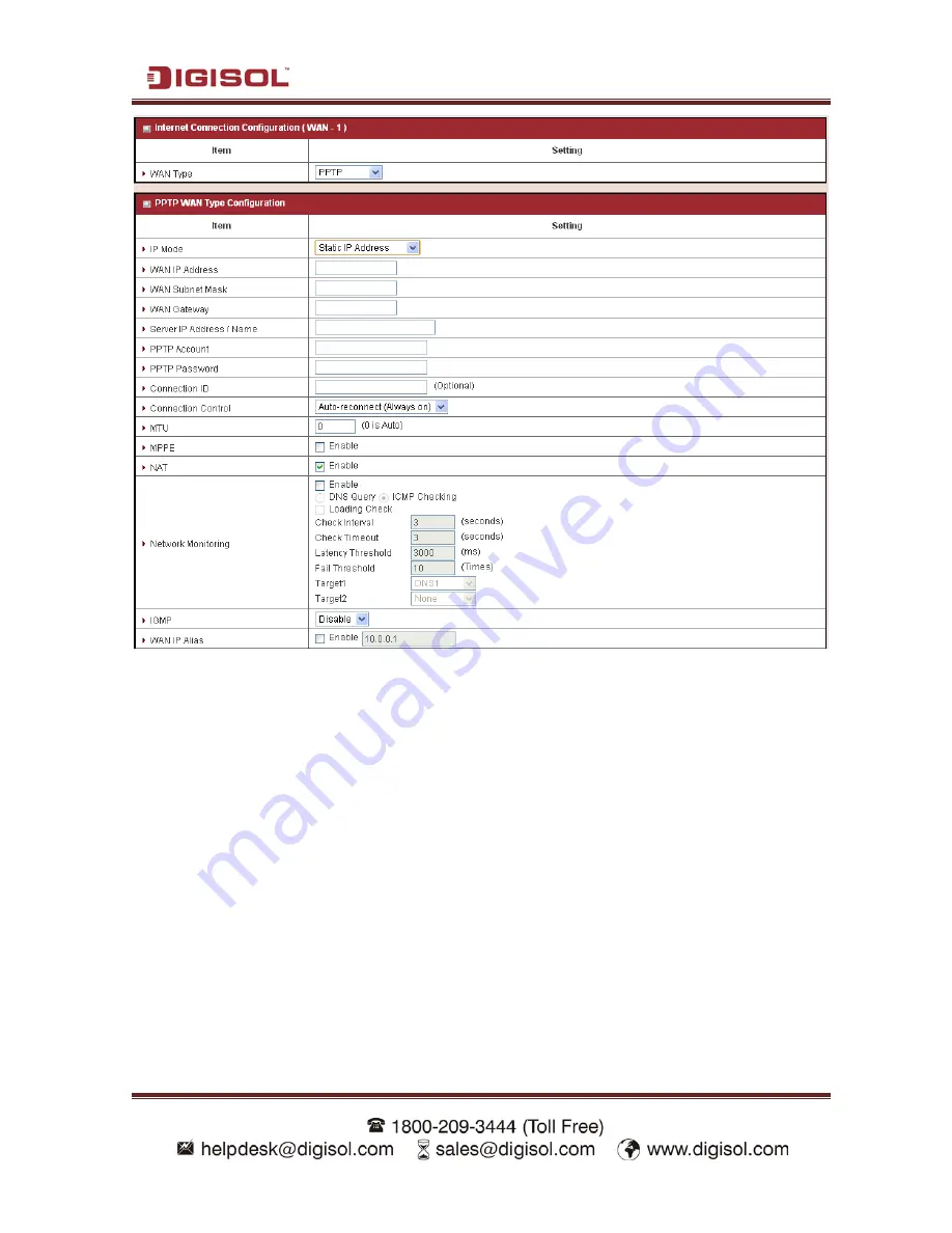 Digisol DG-LB1054UV User Manual Download Page 27