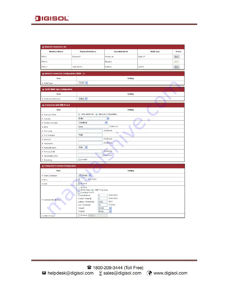 Digisol DG-LB1054UV User Manual Download Page 32