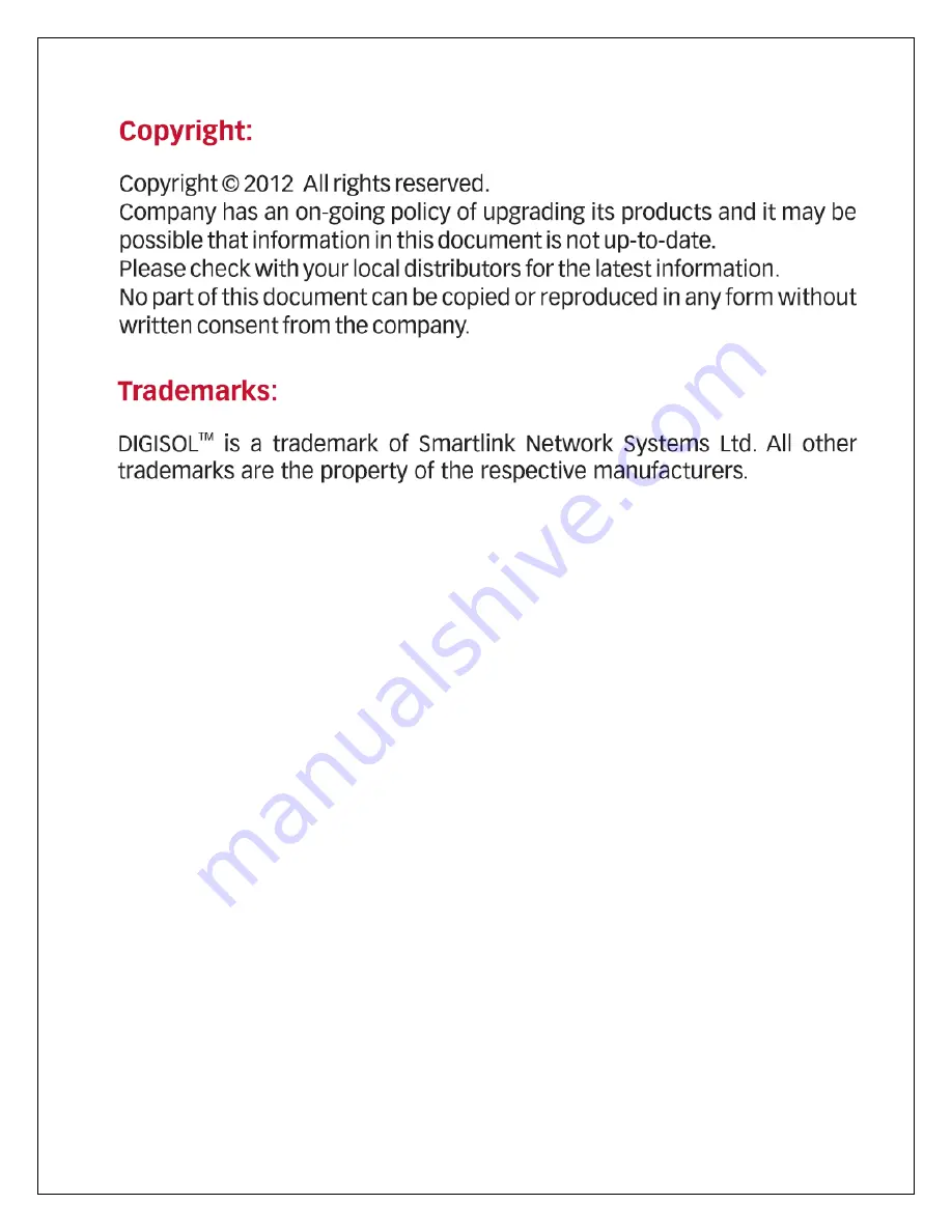 Digisol DG-SC2600 Quick Installation Manual Download Page 2