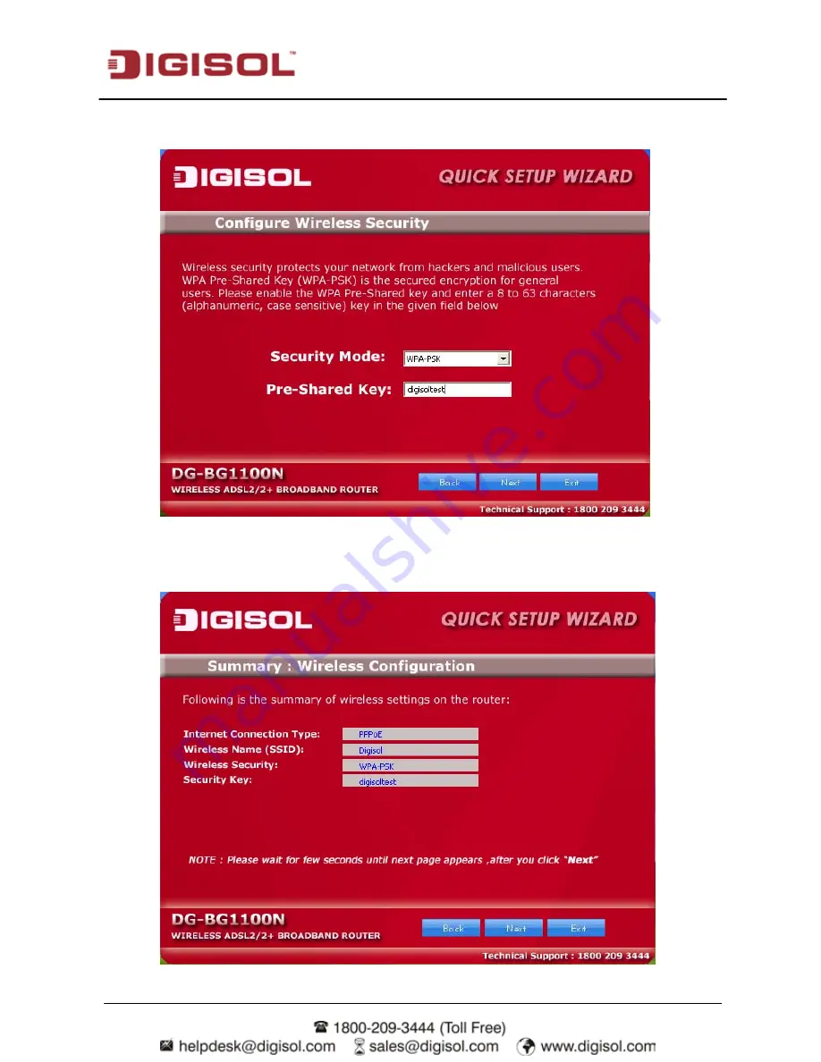 Digisol DH-bg1100n User Manual Download Page 16