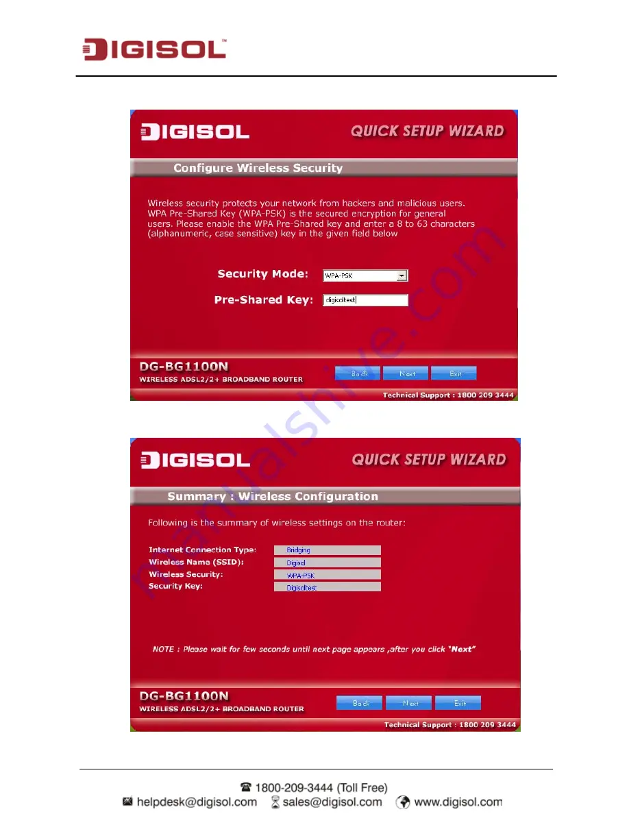 Digisol DH-bg1100n User Manual Download Page 19