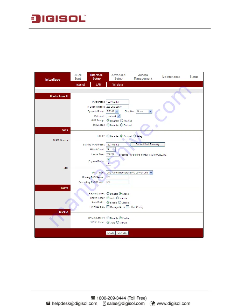 Digisol DH-bg1100n User Manual Download Page 46