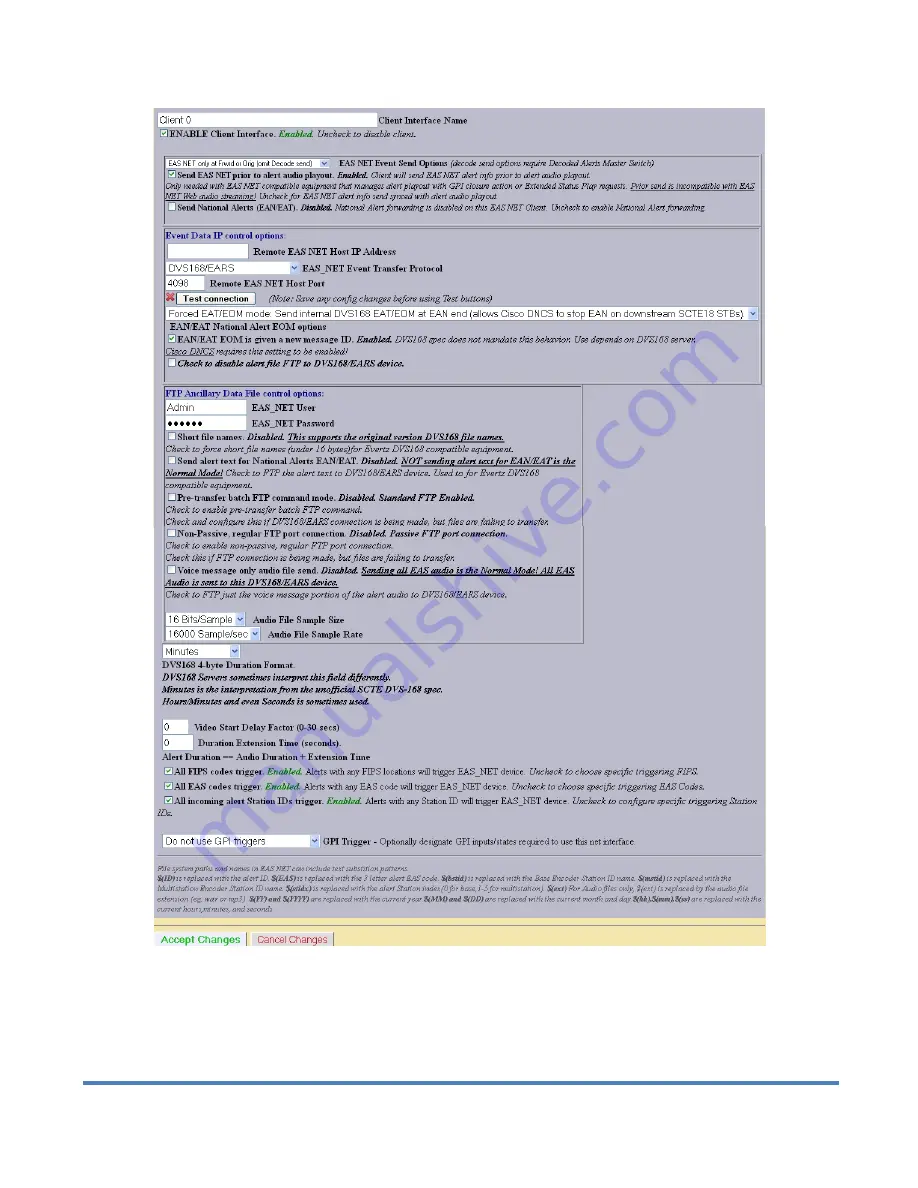 Digital Alert Systems DASDEC II User Manual Download Page 100