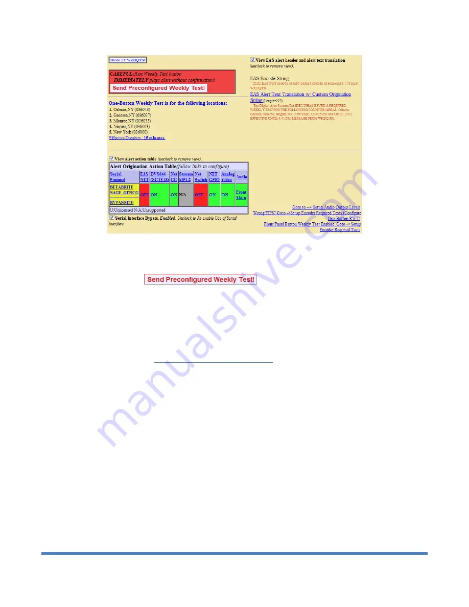 Digital Alert Systems DASDEC II User Manual Download Page 145