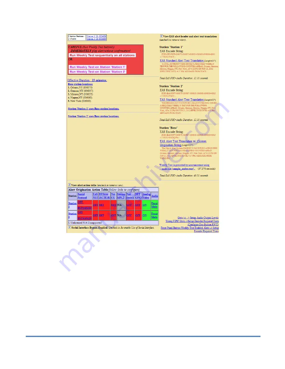 Digital Alert Systems DASDEC II User Manual Download Page 146