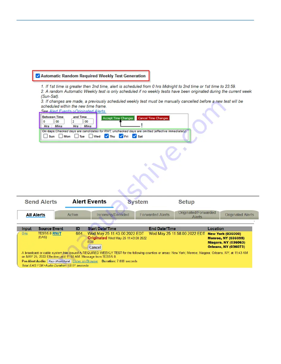 Digital Alert Systems DASDEC-III DAS3-EL Quick Start Manual Download Page 18