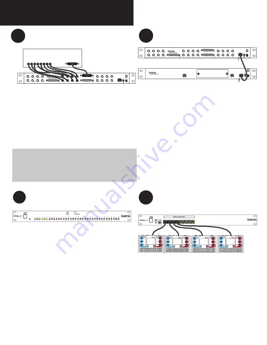 Digital audio Livemix System Скачать руководство пользователя страница 1