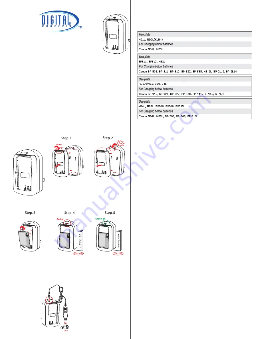 Digital Concepts CH-3450/CAN Скачать руководство пользователя страница 1