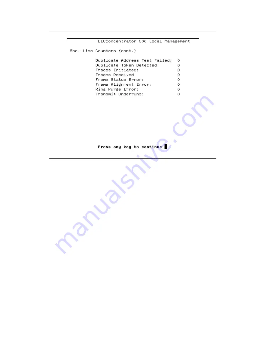 Digital Equipment DECconcentrator 500 Installation Manual Download Page 60