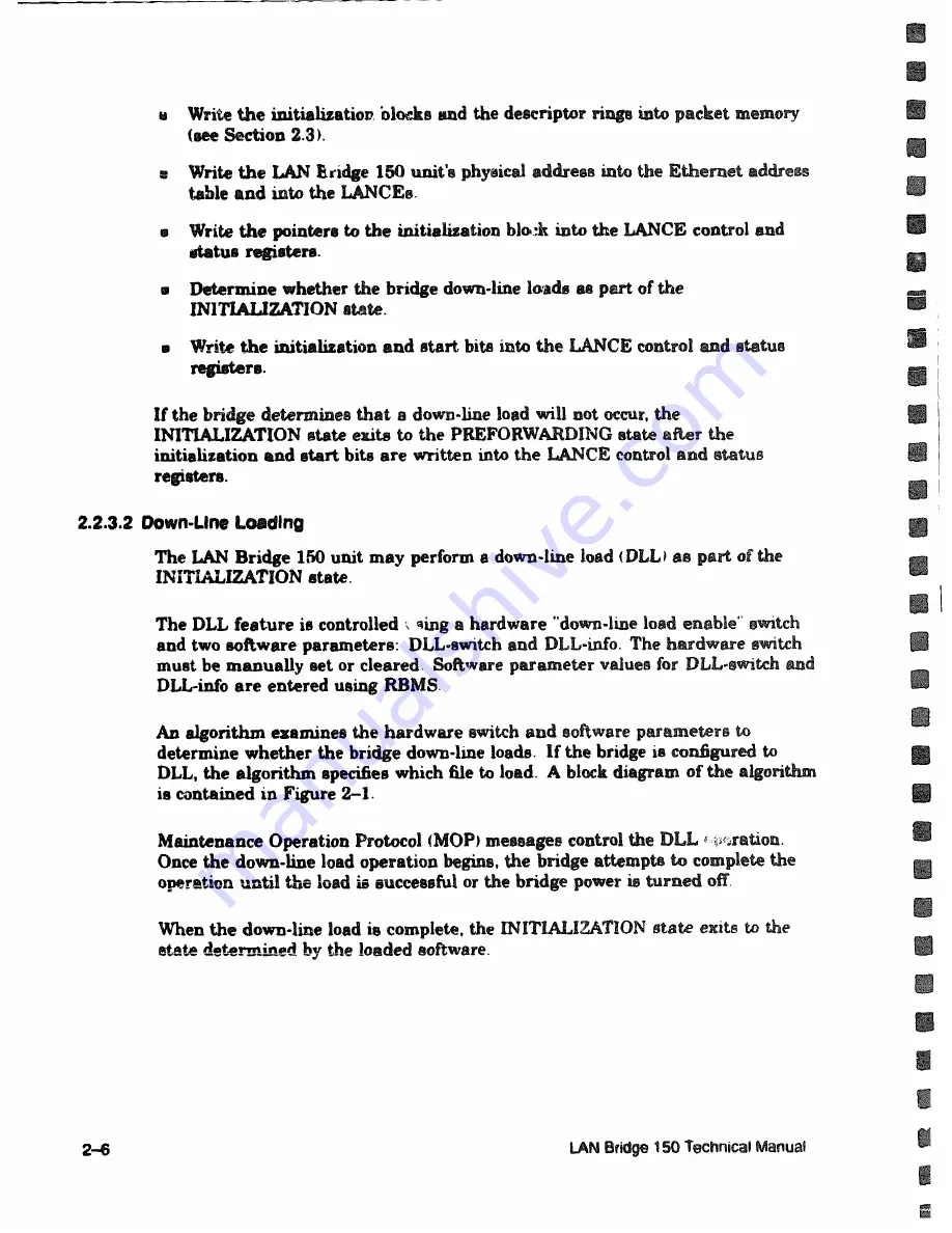 Digital Equipment Lan Bridge 150 Technical Manual Download Page 59