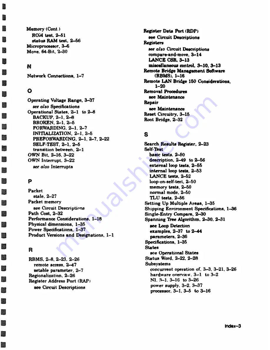 Digital Equipment Lan Bridge 150 Technical Manual Download Page 179