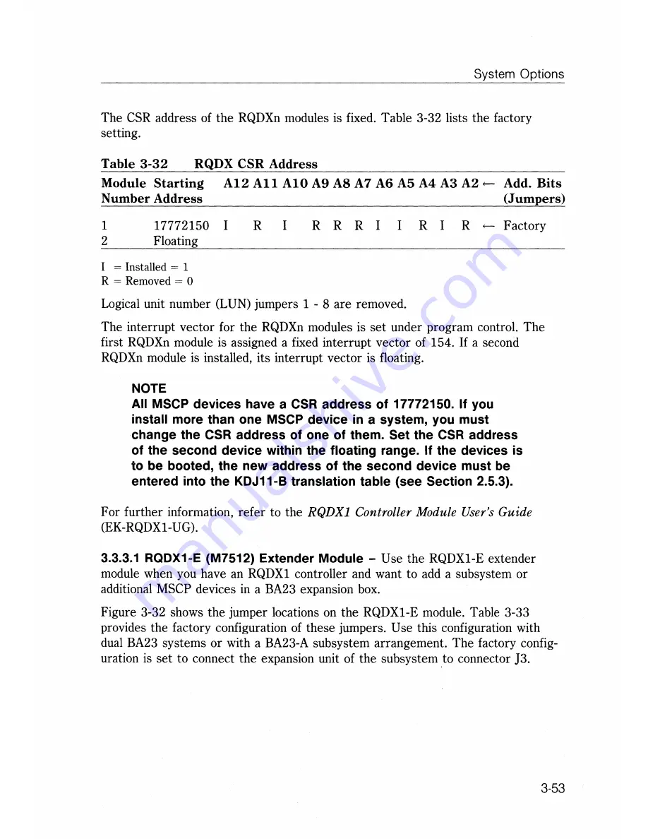 Digital Equipment MicroPDP-11 Technical Manual Download Page 146