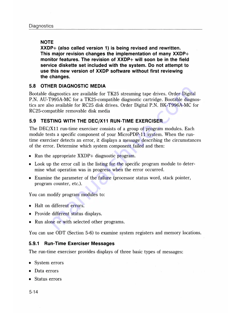 Digital Equipment MicroPDP-11 Technical Manual Download Page 183