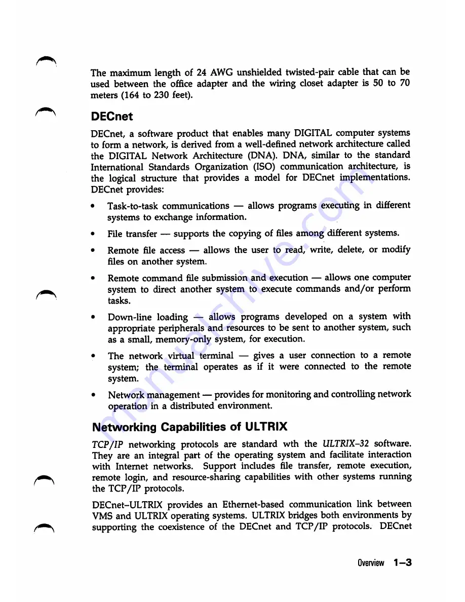 Digital Equipment MicroVAX 2000 Network Manual Download Page 11