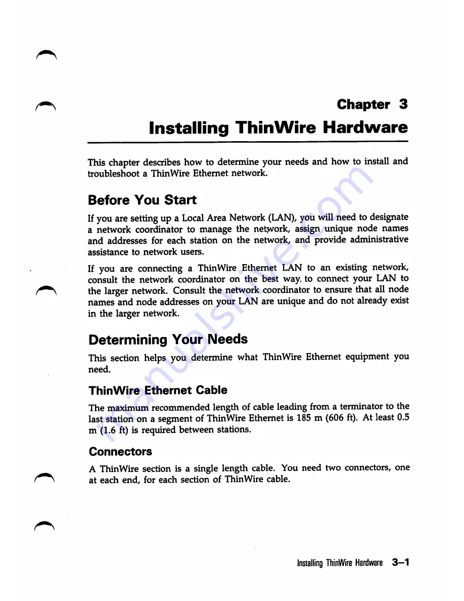 Digital Equipment MicroVAX 2000 Network Manual Download Page 37