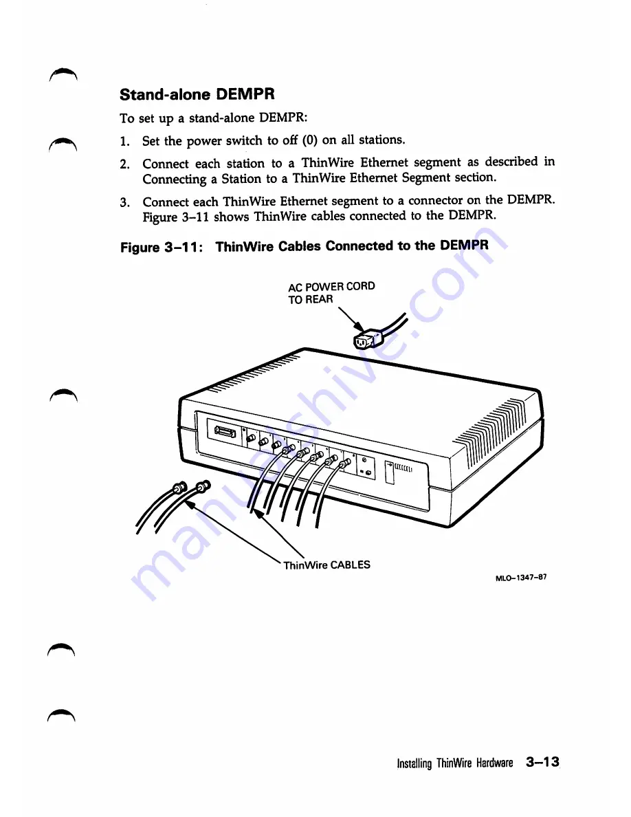 Digital Equipment MicroVAX 2000 Network Manual Download Page 49