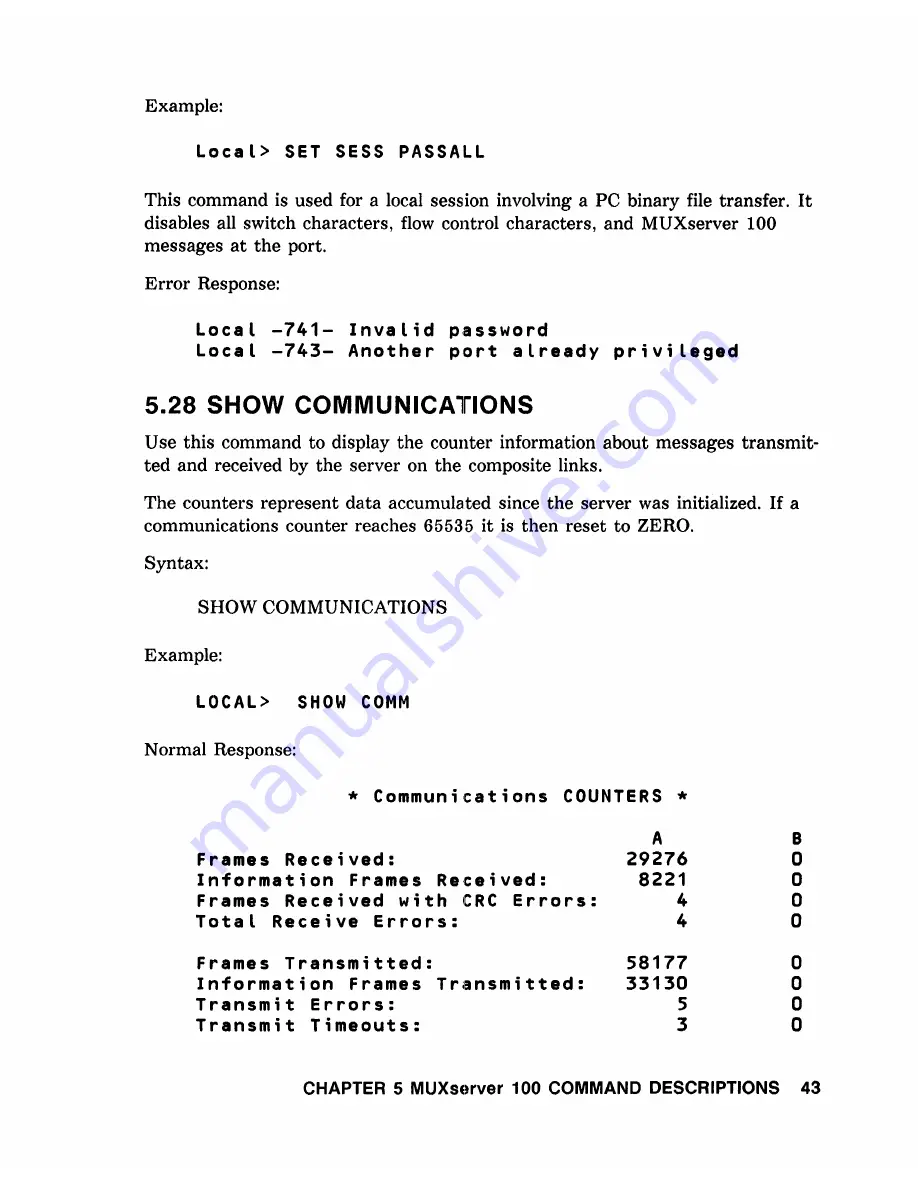 Digital Equipment MUXserver 100 Скачать руководство пользователя страница 171