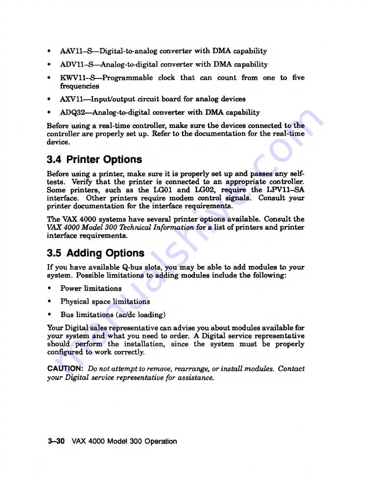 Digital Equipment VAX 4000 300 Operation Manual Download Page 81