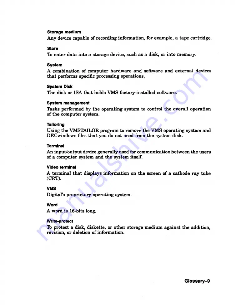 Digital Equipment VAX 4000 300 Operation Manual Download Page 116