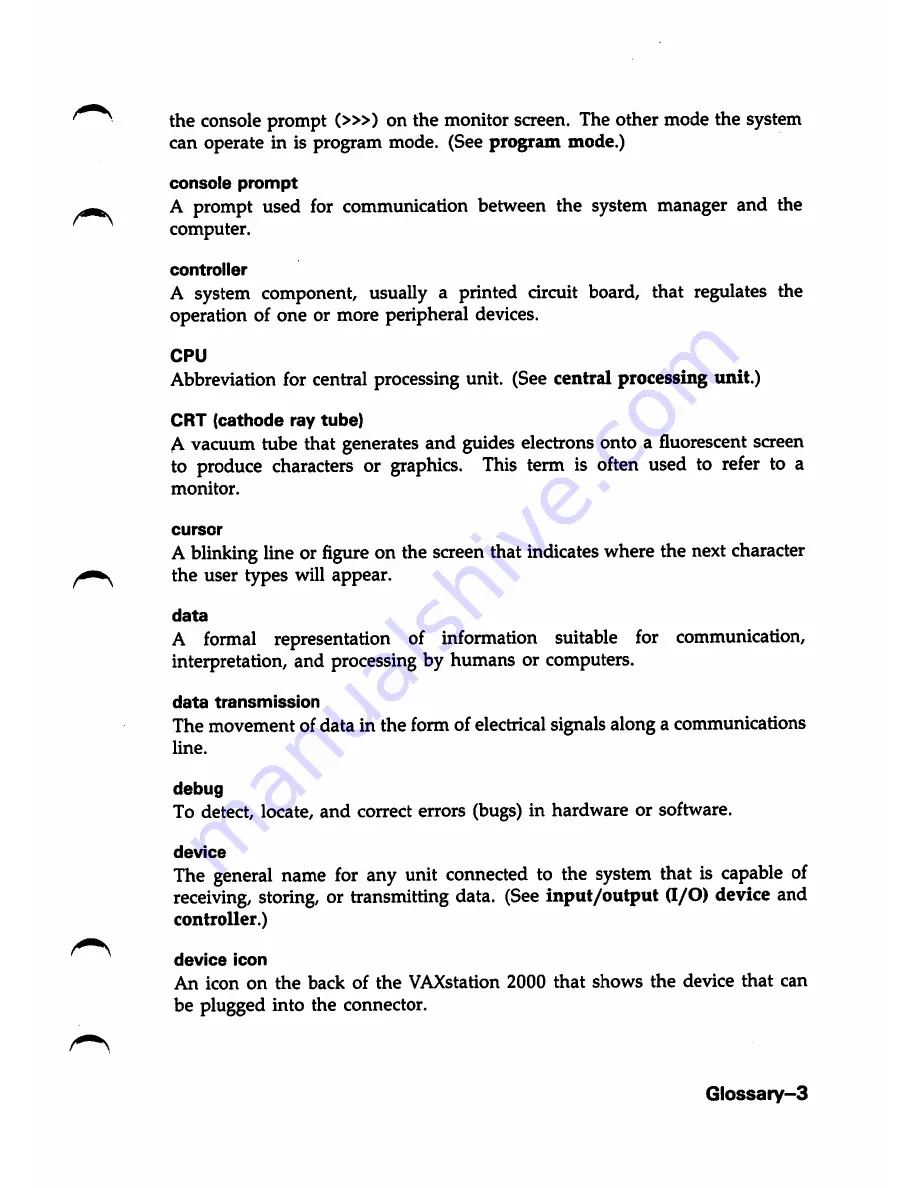 Digital Equipment VAXstation 2000 Скачать руководство пользователя страница 117