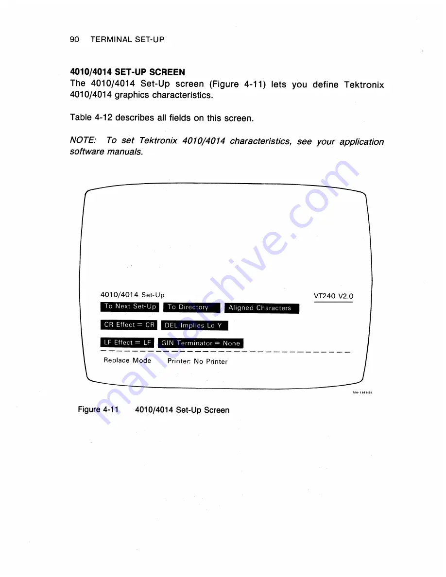 Digital Equipment VT 240 series Скачать руководство пользователя страница 101