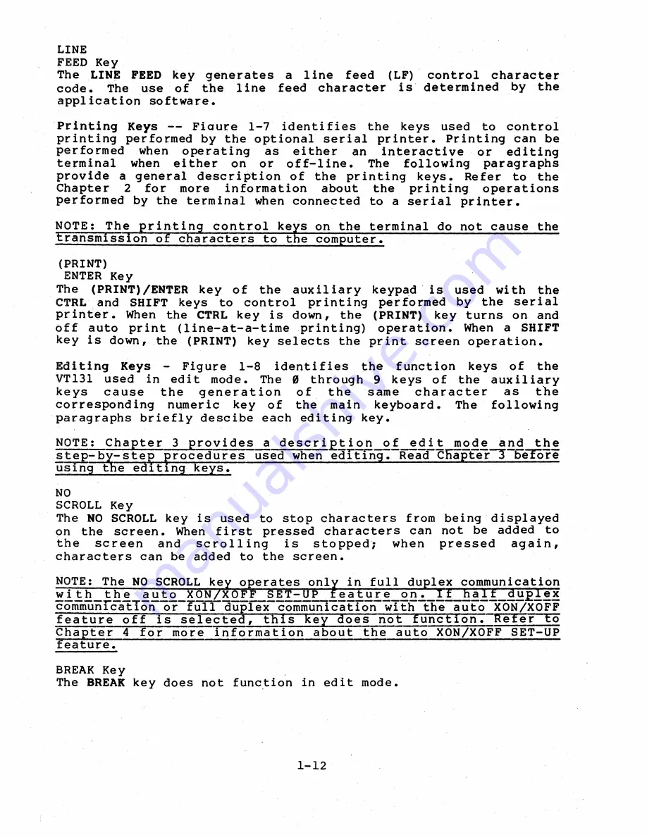 Digital Equipment VT131 User Manual Download Page 27