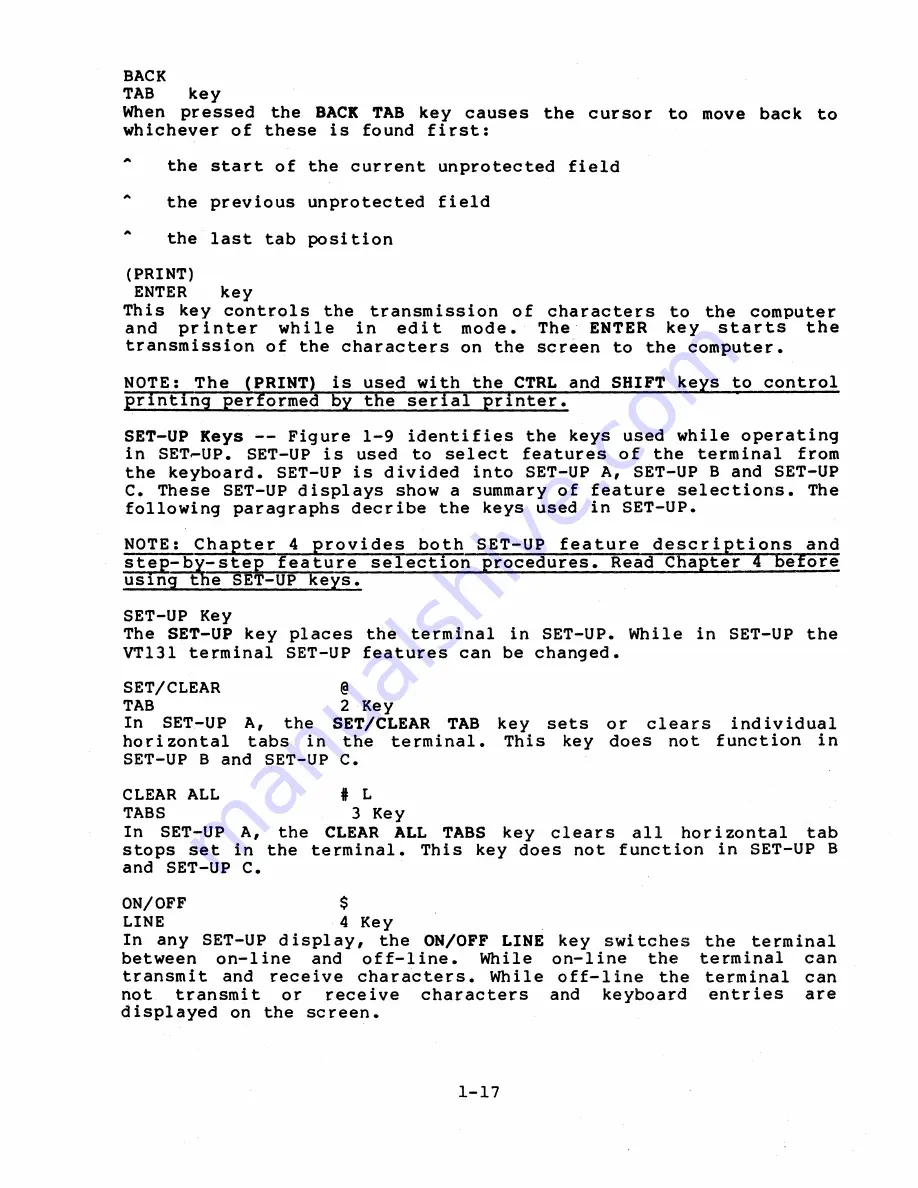 Digital Equipment VT131 User Manual Download Page 32