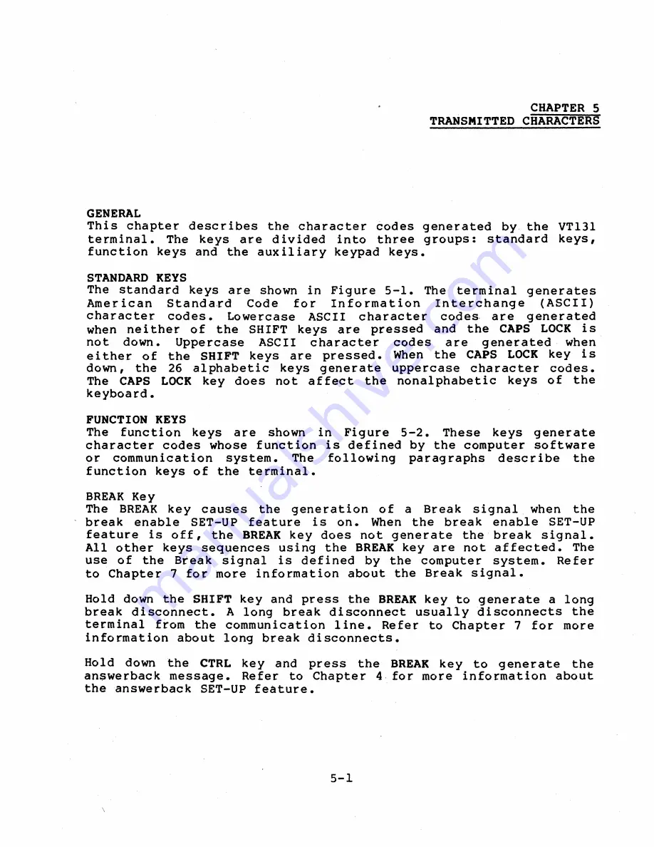 Digital Equipment VT131 User Manual Download Page 112