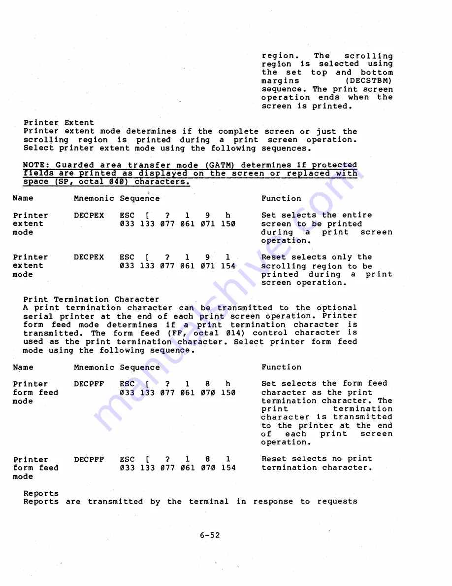 Digital Equipment VT131 User Manual Download Page 177