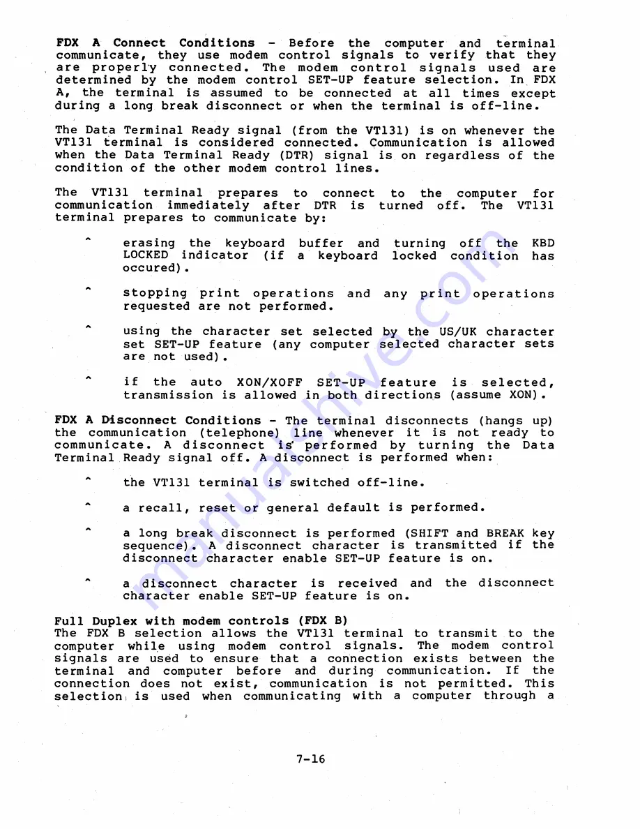 Digital Equipment VT131 User Manual Download Page 207