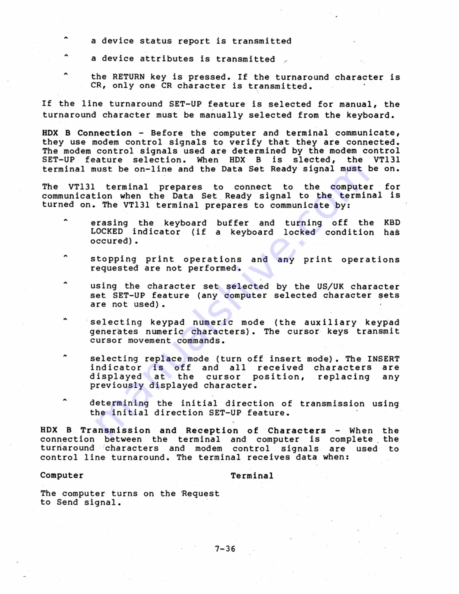 Digital Equipment VT131 User Manual Download Page 227