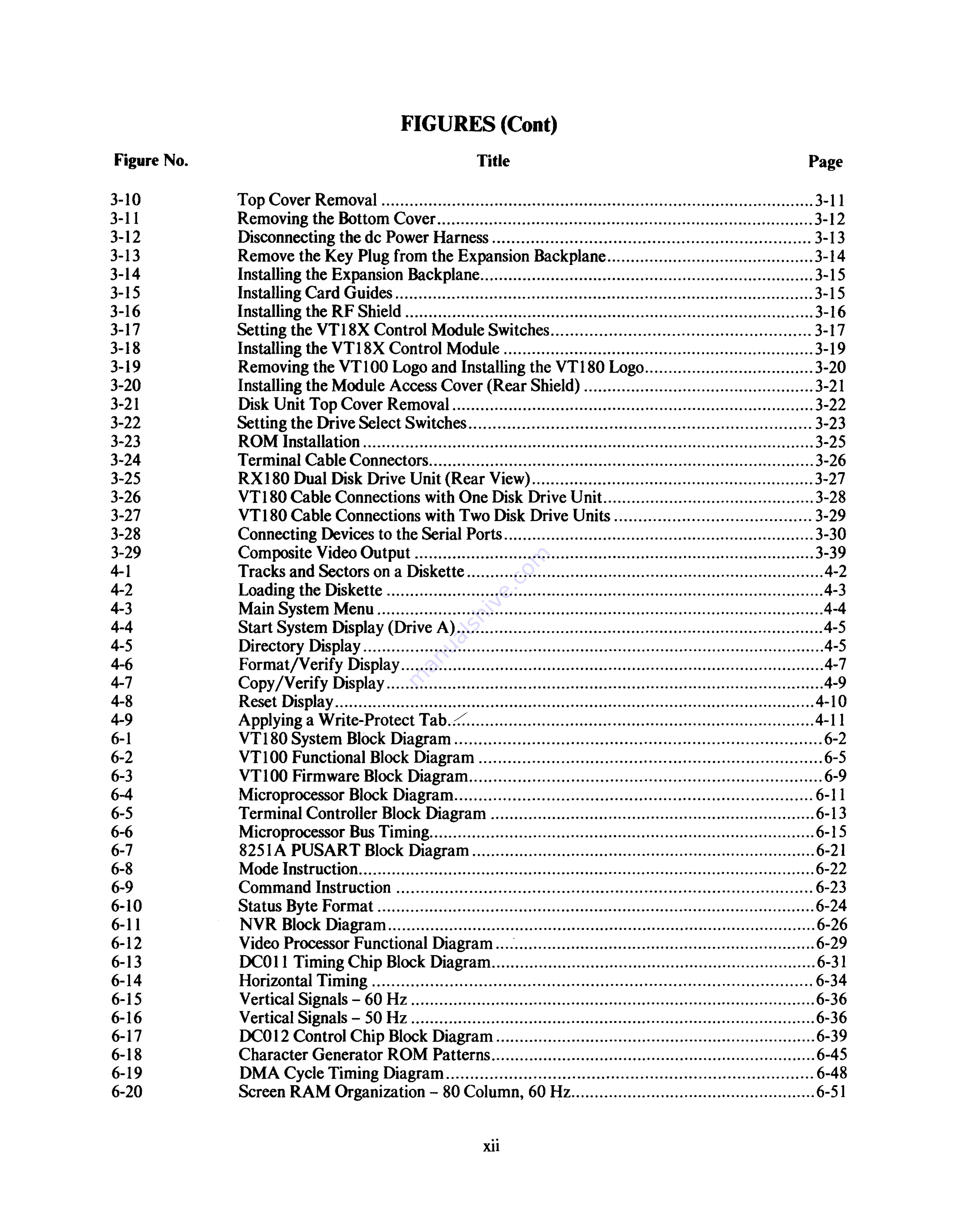 Digital Equipment VT180 Series Technical Manual Download Page 12