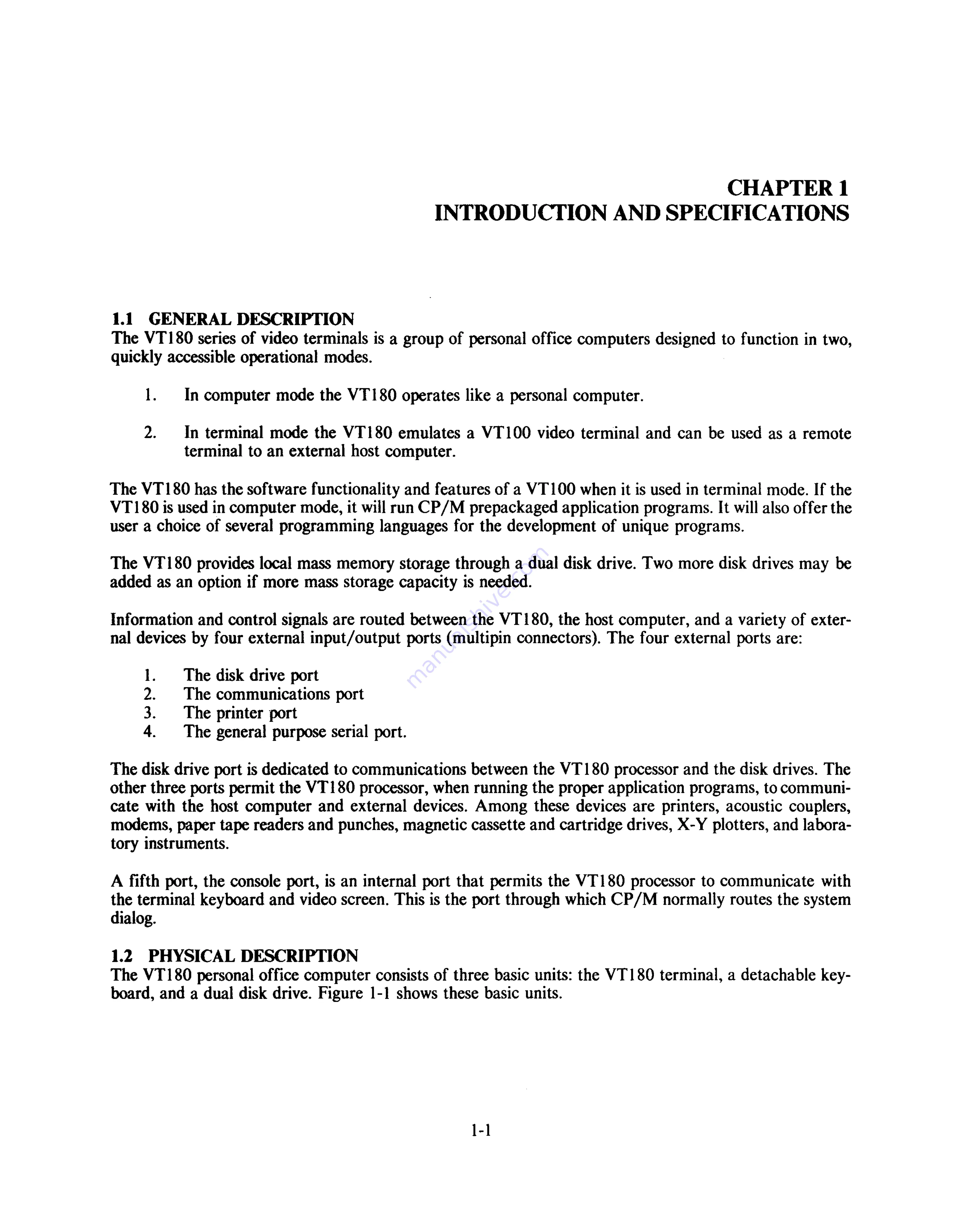 Digital Equipment VT180 Series Скачать руководство пользователя страница 18