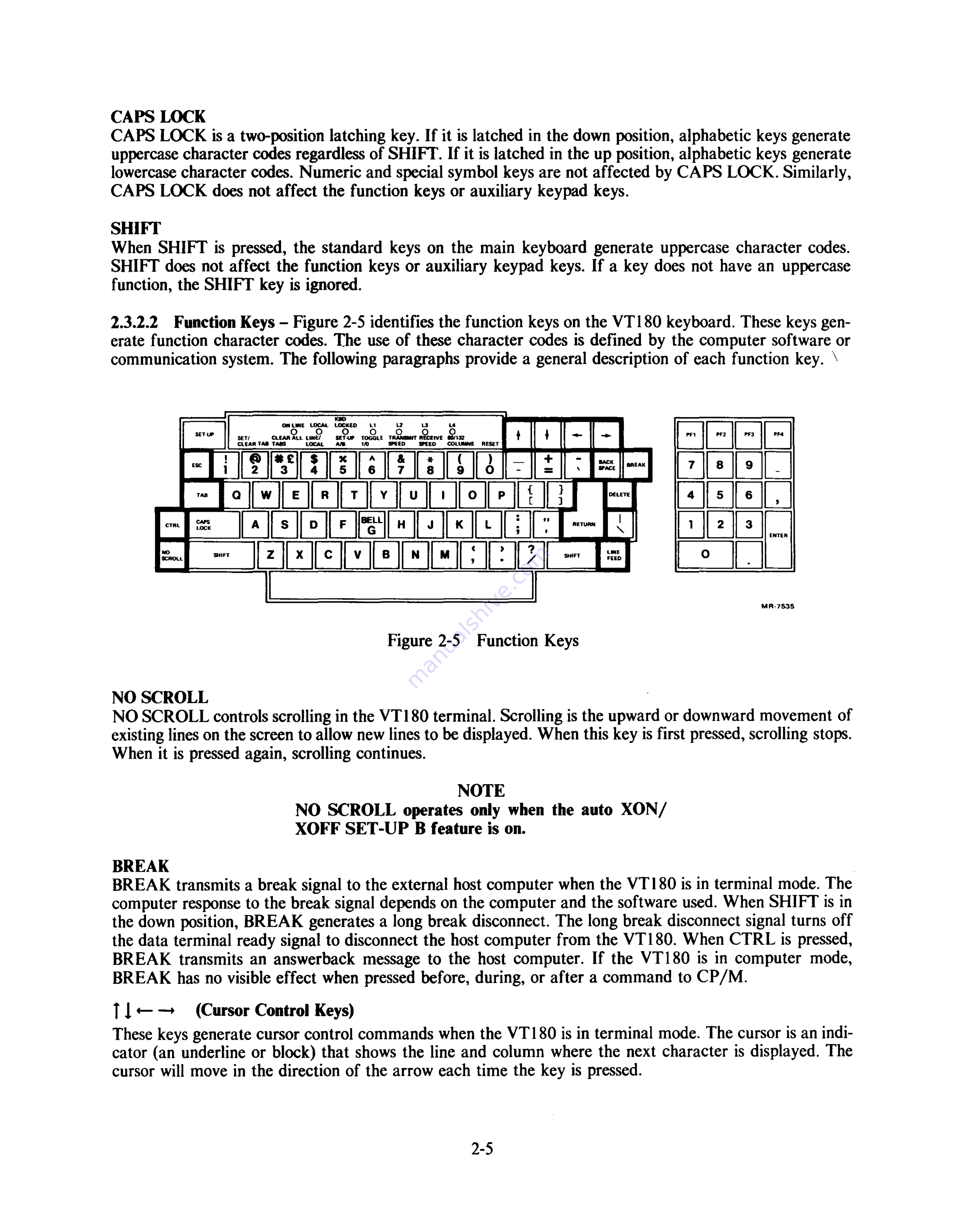 Digital Equipment VT180 Series Technical Manual Download Page 29