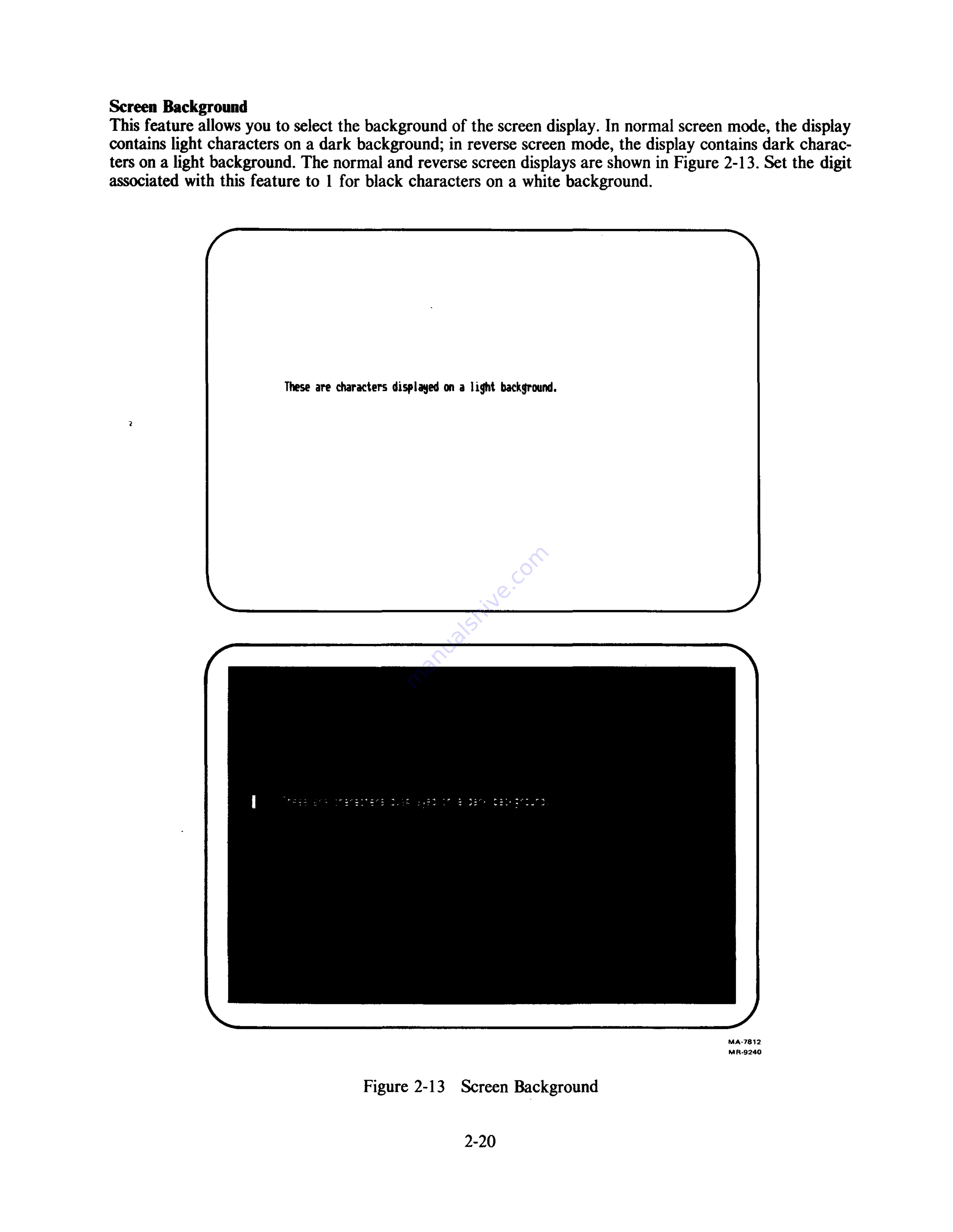 Digital Equipment VT180 Series Technical Manual Download Page 44