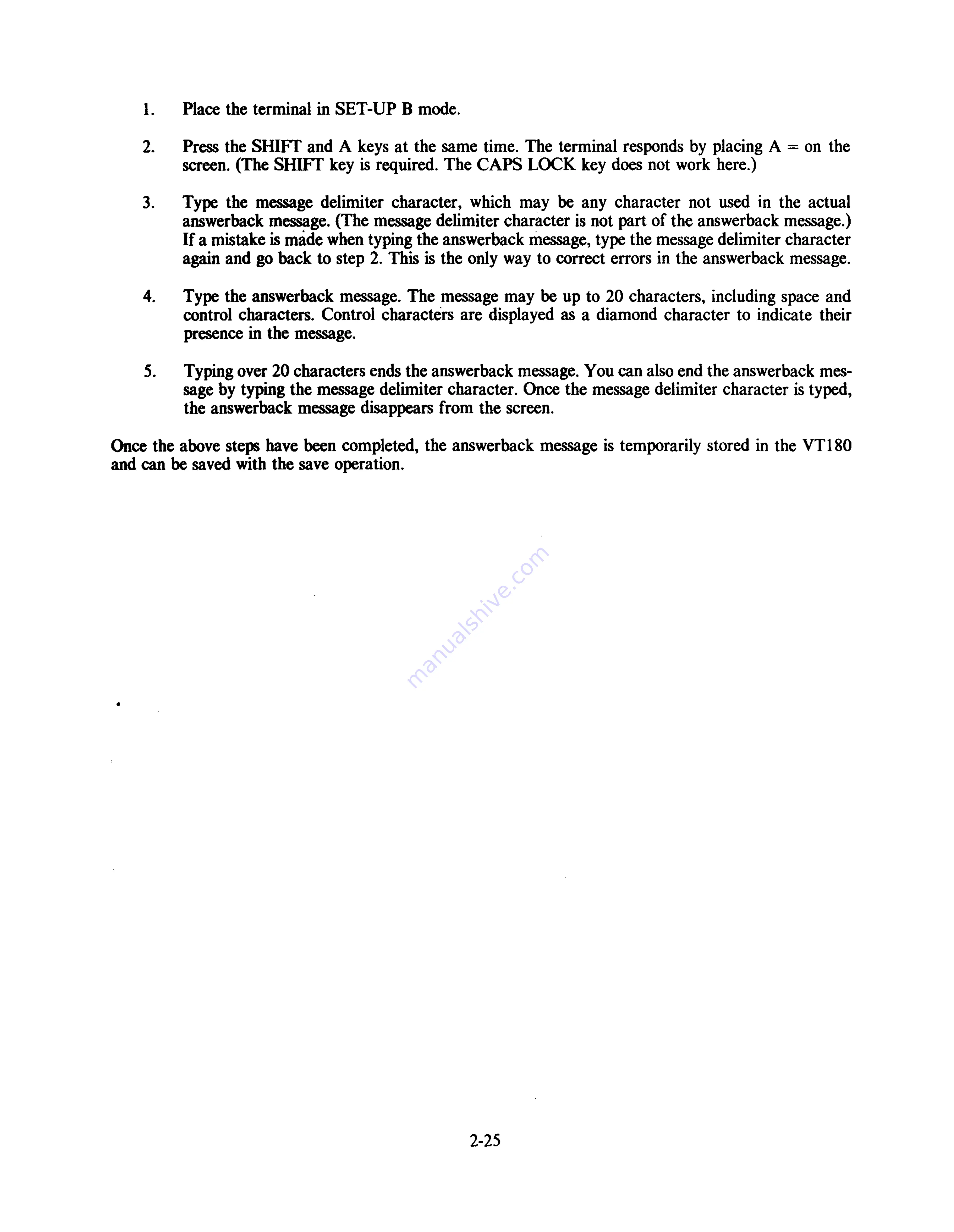 Digital Equipment VT180 Series Technical Manual Download Page 49