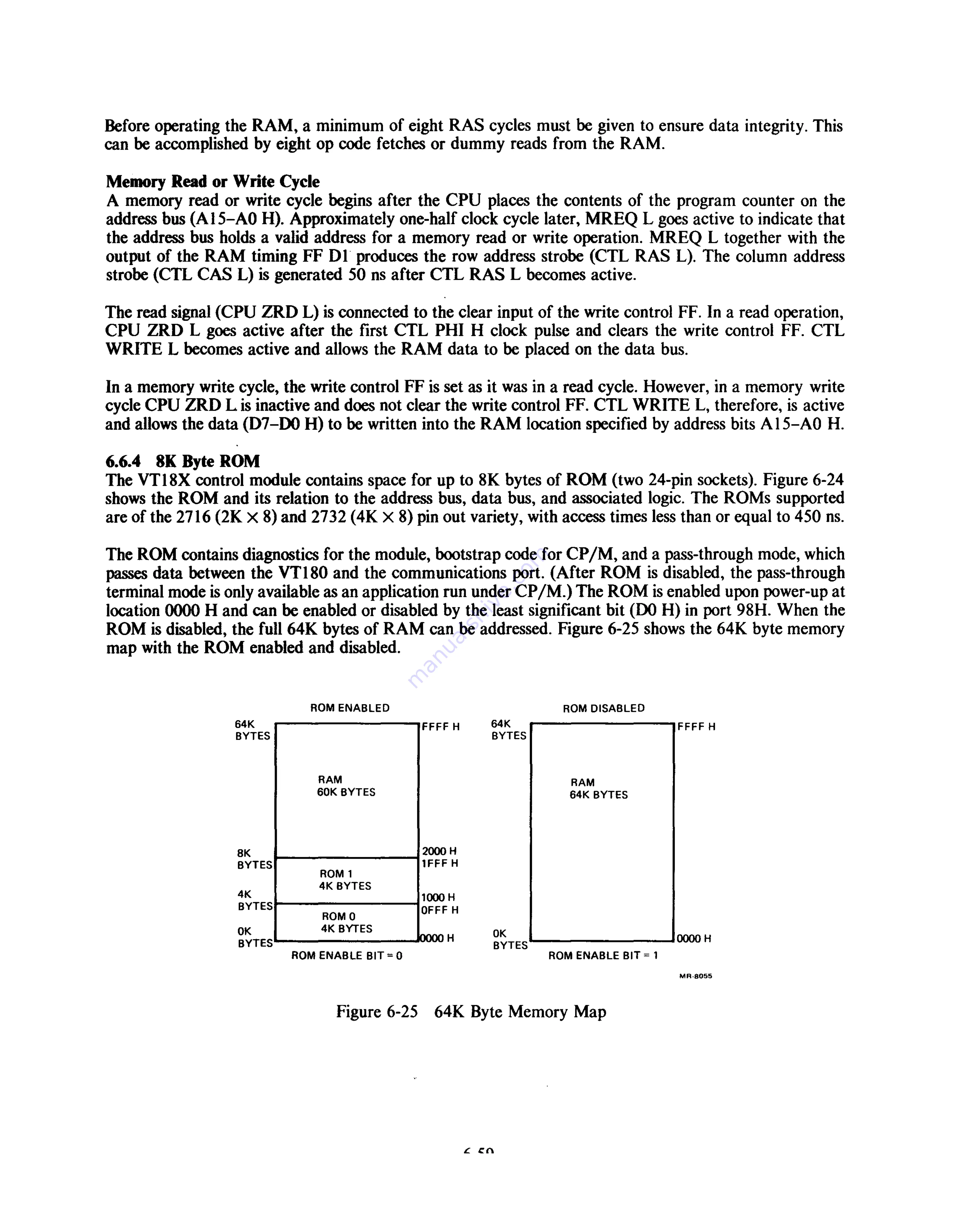 Digital Equipment VT180 Series Technical Manual Download Page 165