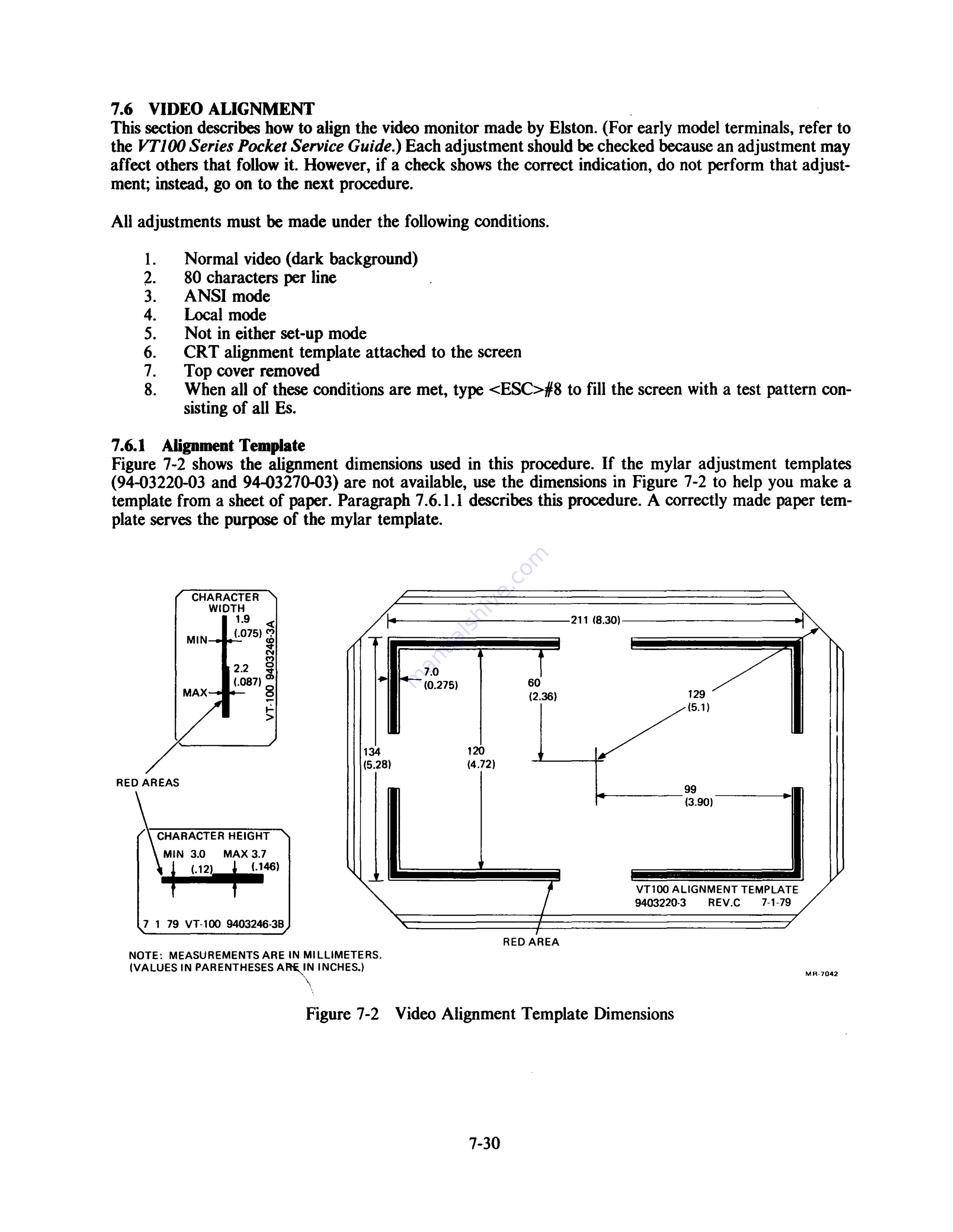 Digital Equipment VT180 Series Скачать руководство пользователя страница 262