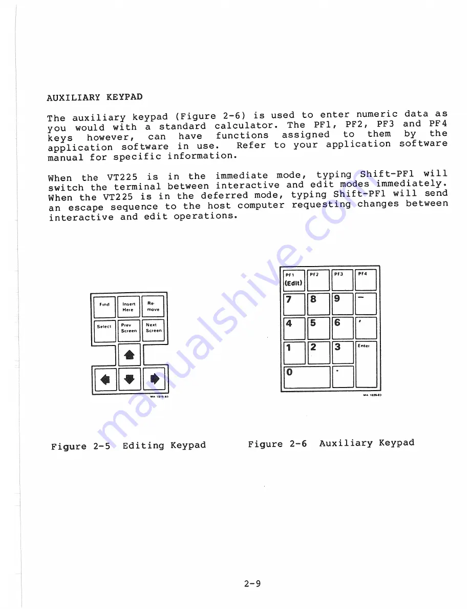 Digital Equipment VT225 User Manual Download Page 23