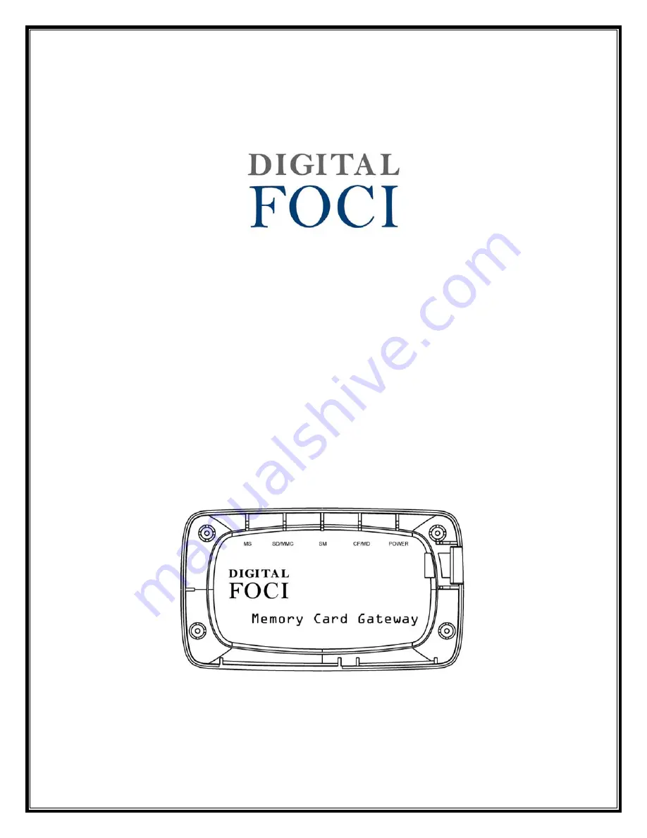 Digital Foci MCG-120 Скачать руководство пользователя страница 1