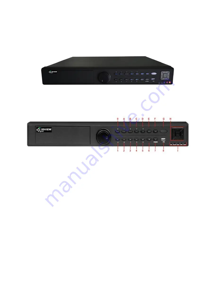 Digital ID View 1611Z-960H Series User'S Installation And Operation Manual Download Page 9