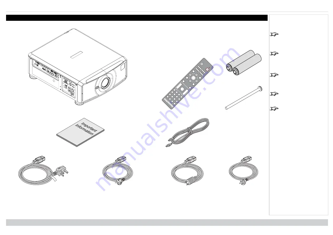 Digital Projection E-Vision Laser 13000 WU Series Скачать руководство пользователя страница 10