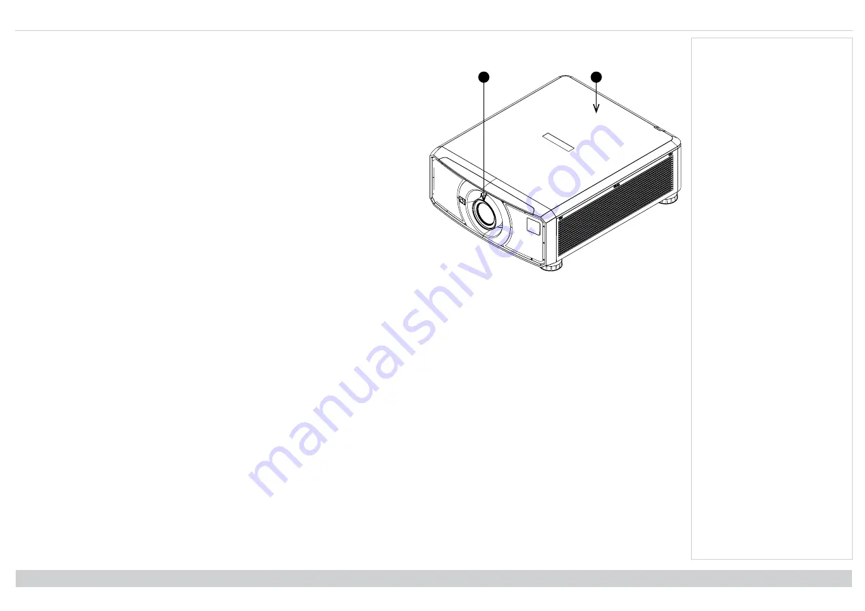 Digital Projection E-Vision Laser 15000 Series Installation & Quick Start Manual Download Page 15