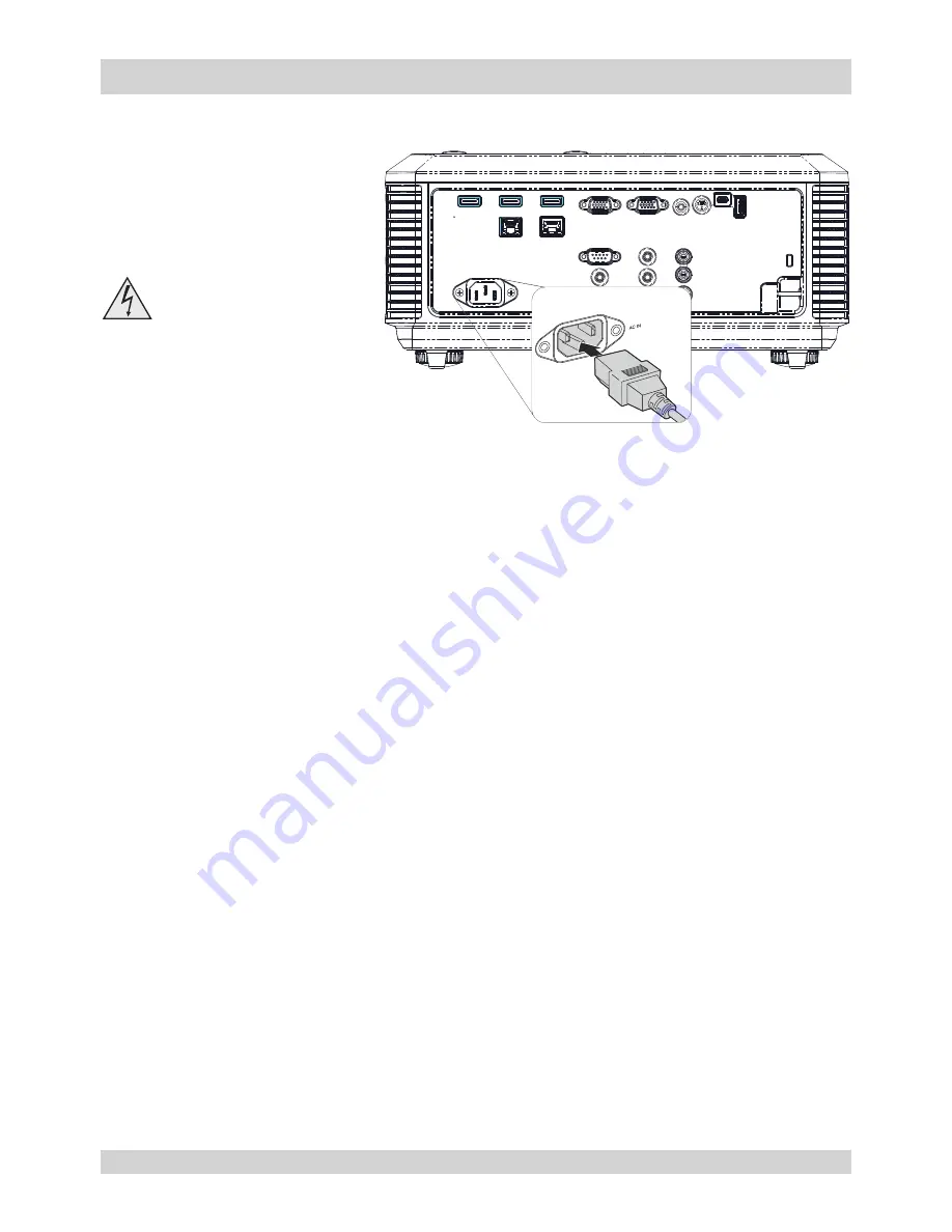 Digital Projection E-Vision Laser 5000 Series Скачать руководство пользователя страница 16