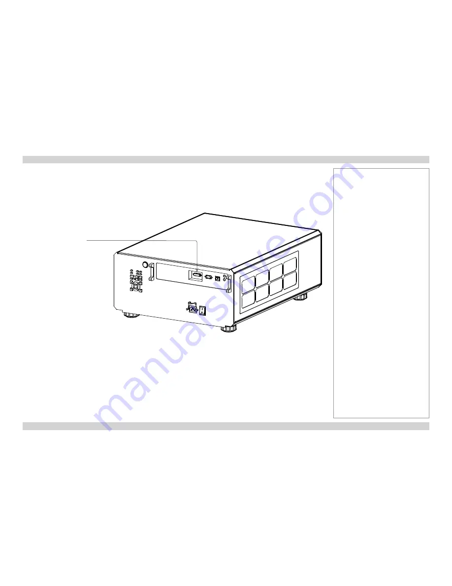 Digital Projection HIGlite 8000 Series User Manual Download Page 72