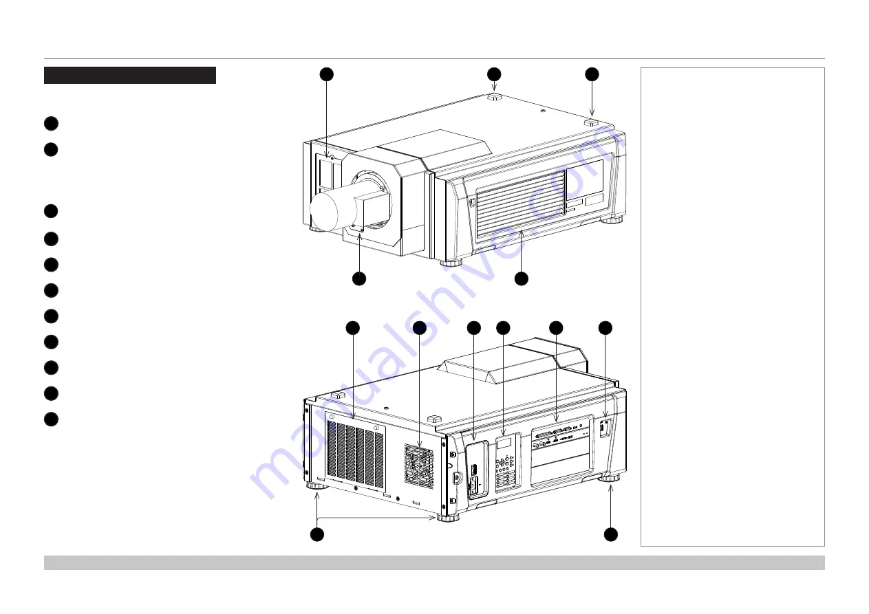 Digital Projection INSIGHT 4K Dual LED Series Installation And Quick Start Manual Download Page 12