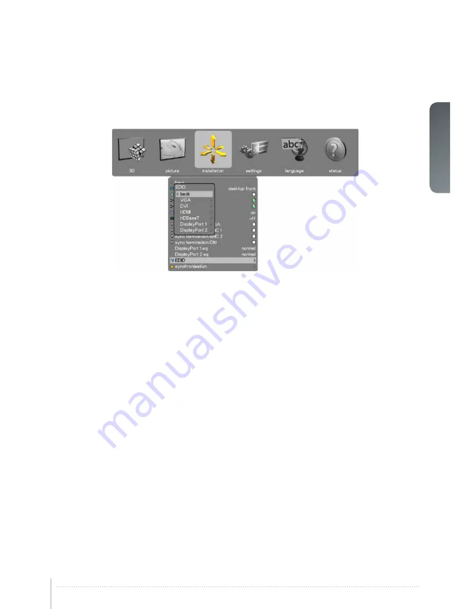 Digital Projection iVision50 series User Manual Download Page 37