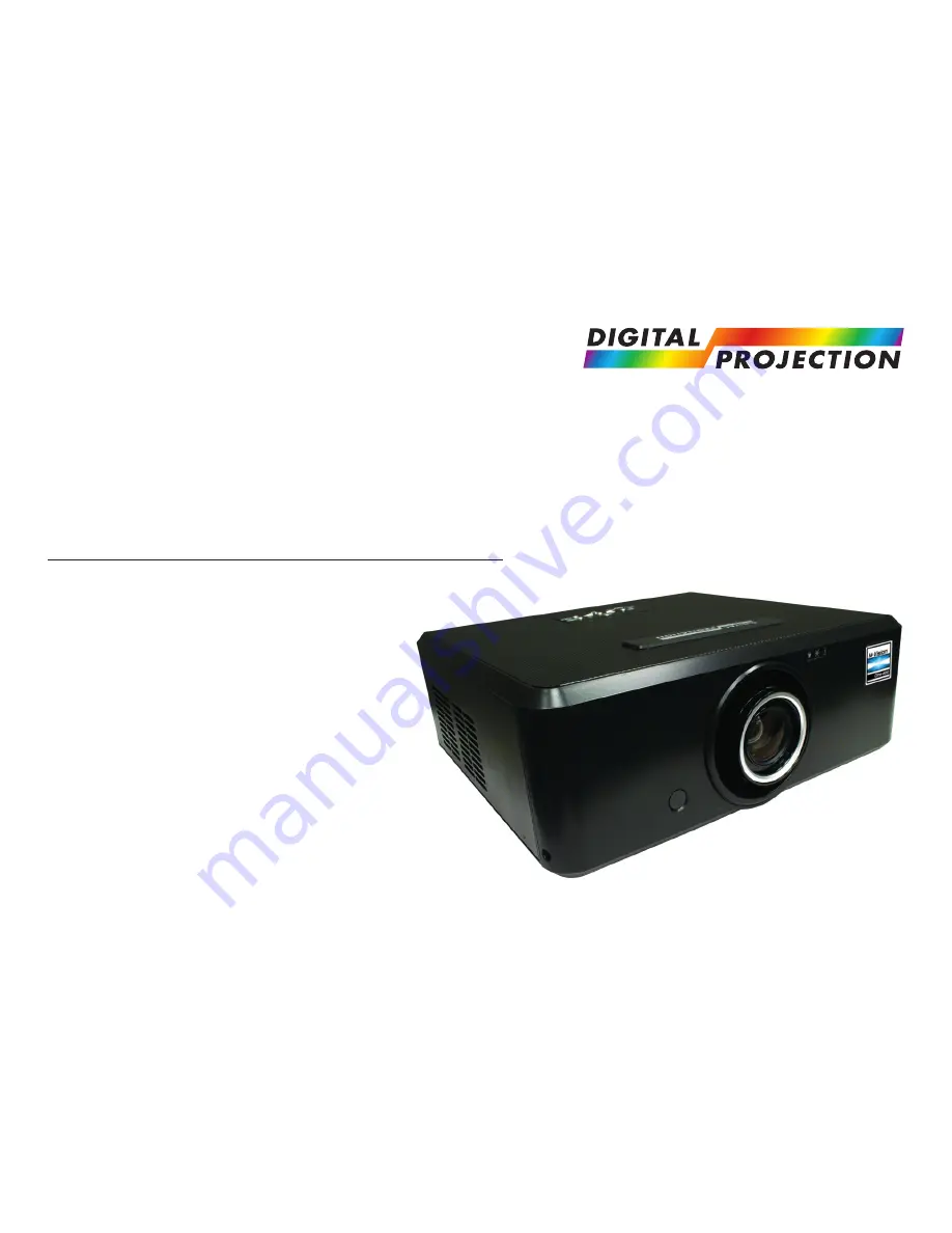 Digital Projection M-Vision Cine 320 Series Installation And Quick Start Manual Download Page 7